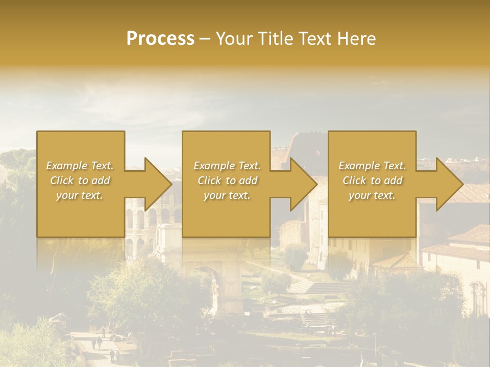 Italian Colosseum Sky PowerPoint Template