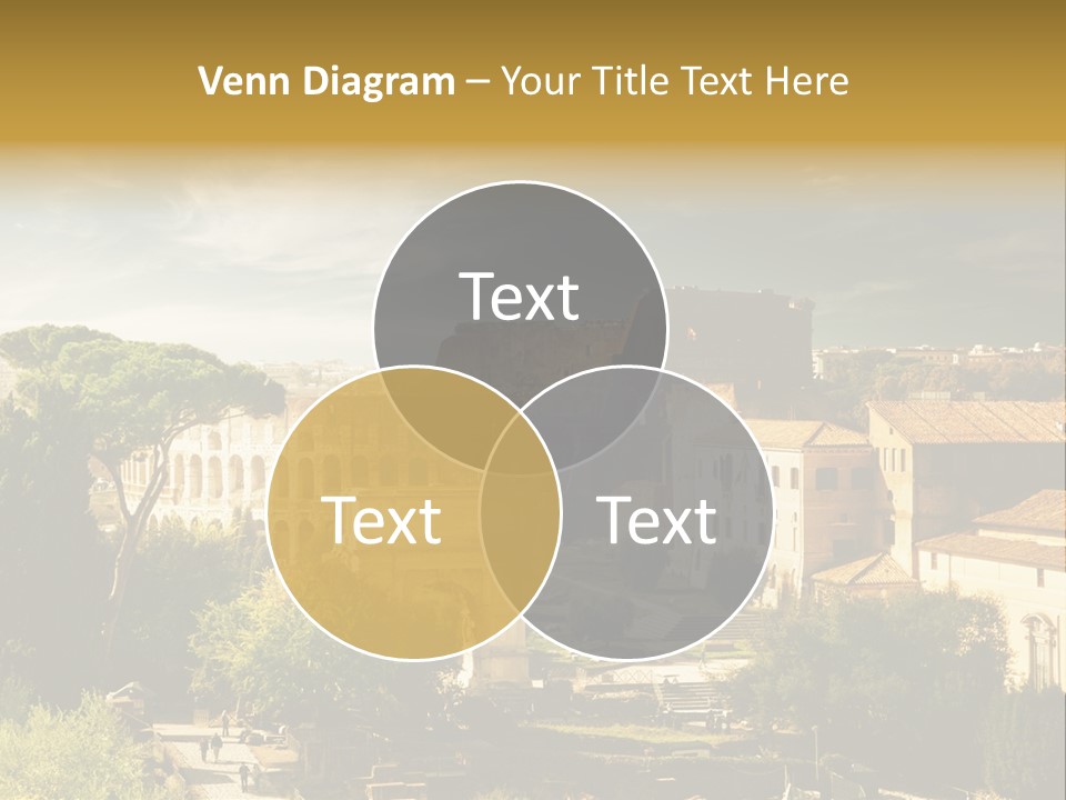 Italian Colosseum Sky PowerPoint Template