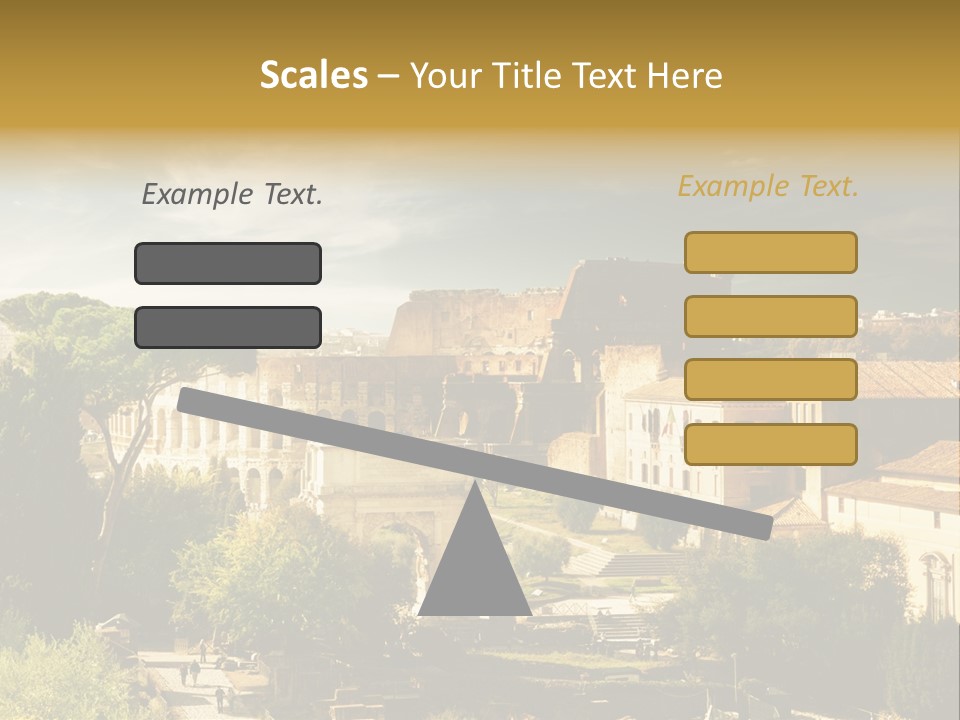 Italian Colosseum Sky PowerPoint Template
