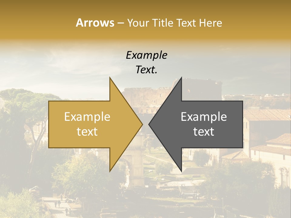 Italian Colosseum Sky PowerPoint Template