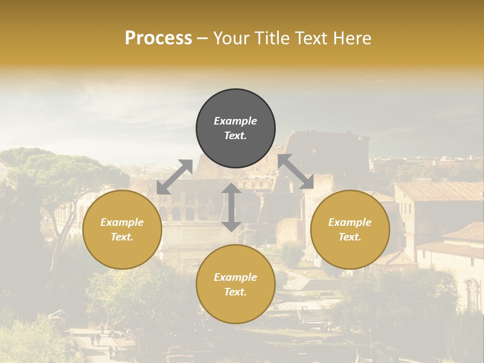 Italian Colosseum Sky PowerPoint Template