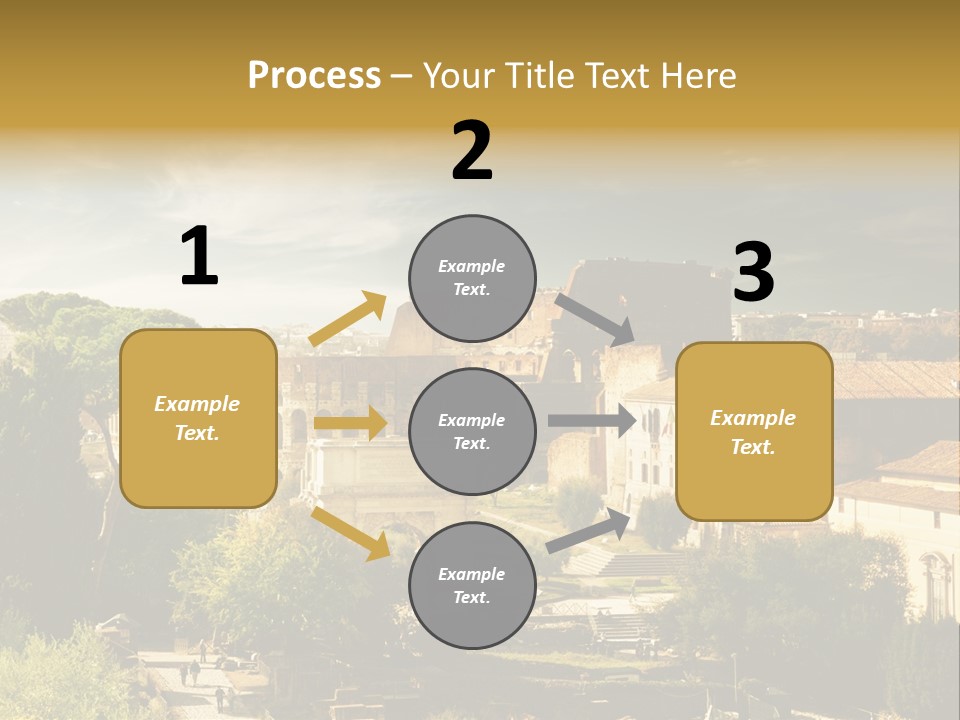 Italian Colosseum Sky PowerPoint Template
