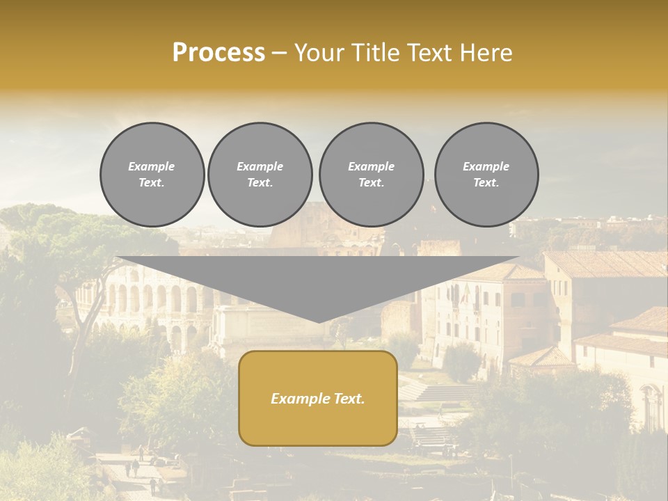 Italian Colosseum Sky PowerPoint Template