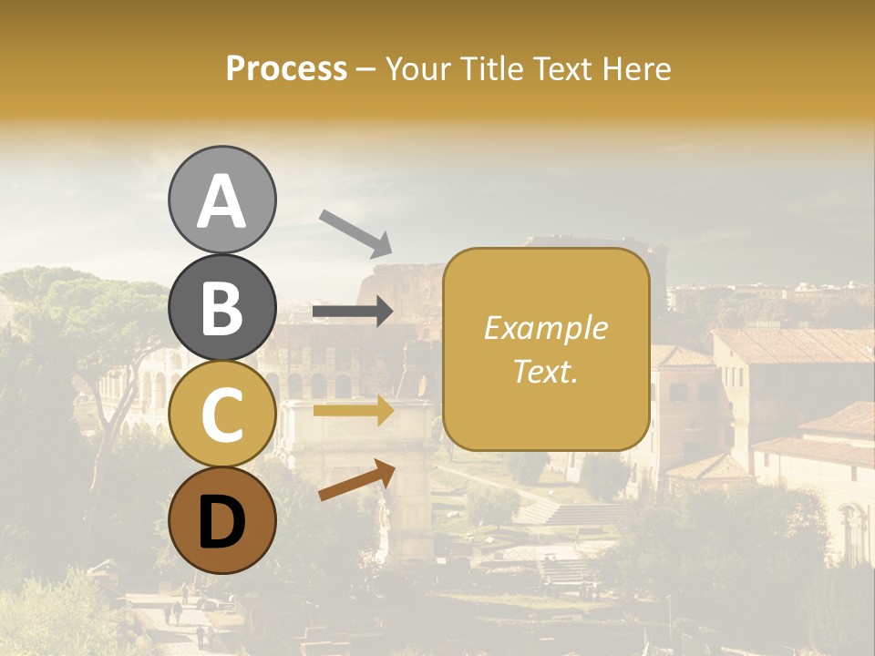 Italian Colosseum Sky PowerPoint Template