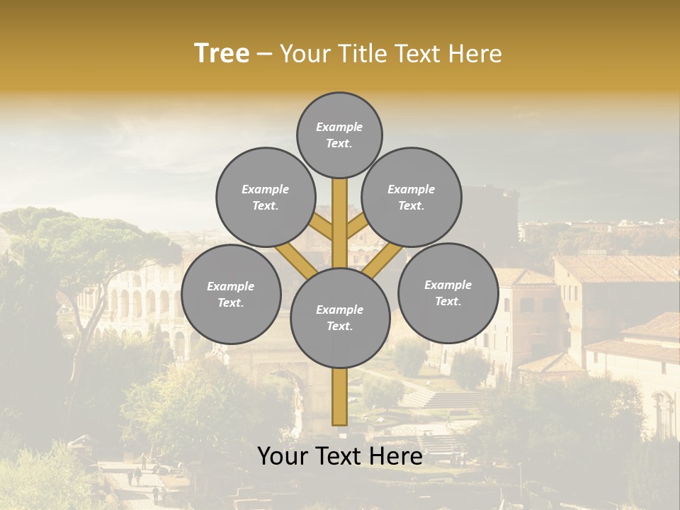 Italian Colosseum Sky PowerPoint Template