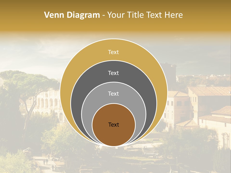 Italian Colosseum Sky PowerPoint Template