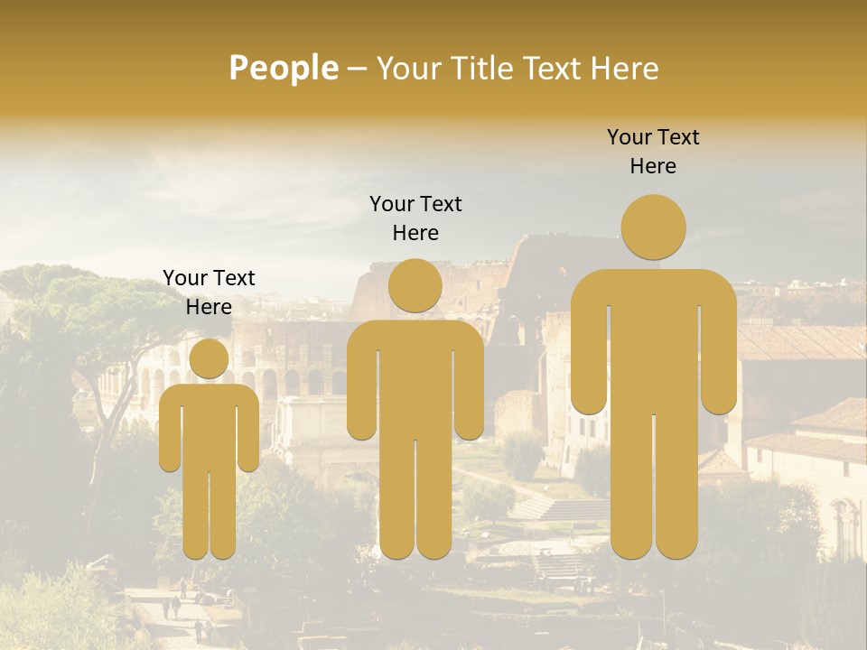 Italian Colosseum Sky PowerPoint Template