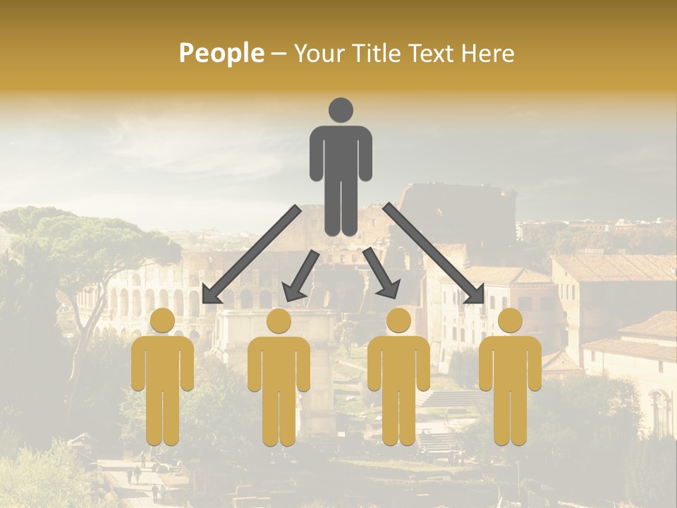 Italian Colosseum Sky PowerPoint Template