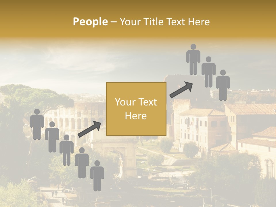 Italian Colosseum Sky PowerPoint Template