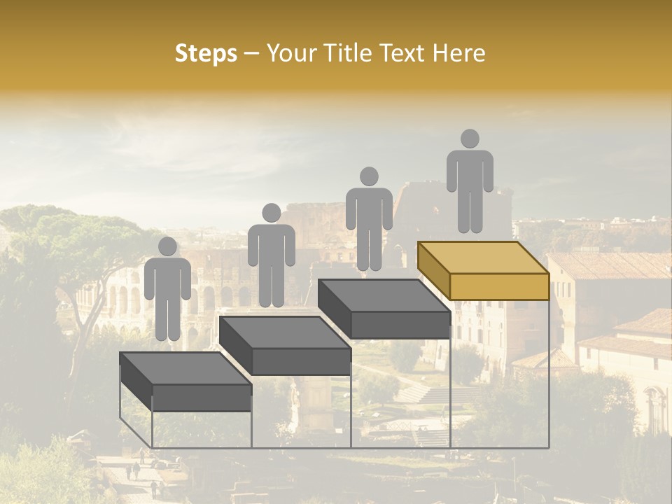 Italian Colosseum Sky PowerPoint Template