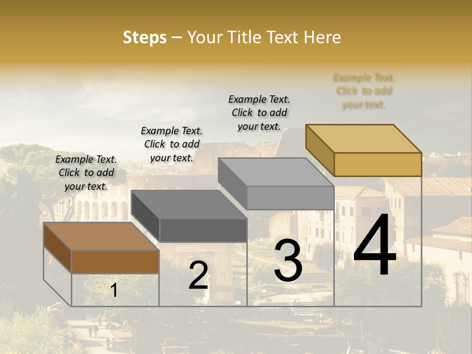 Italian Colosseum Sky PowerPoint Template
