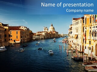 Basilica Romance Summer PowerPoint Template