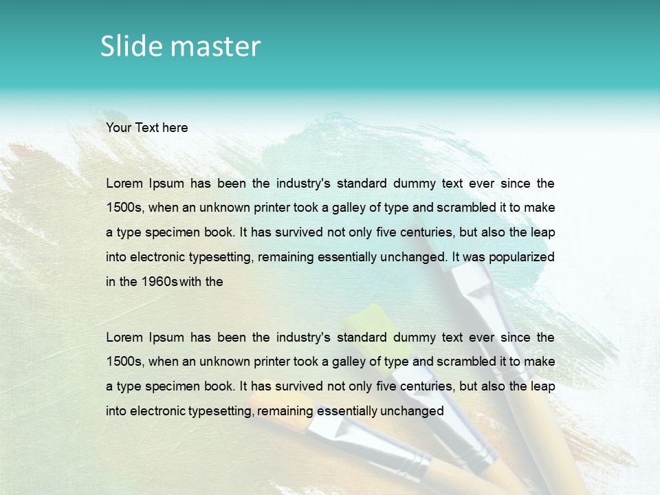 Organic Natural Artistic PowerPoint Template