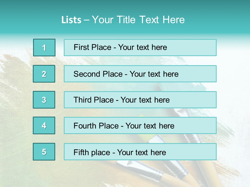Organic Natural Artistic PowerPoint Template