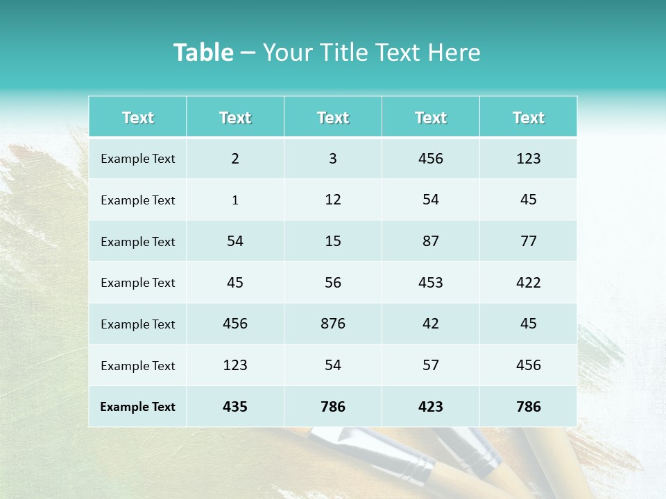 Organic Natural Artistic PowerPoint Template