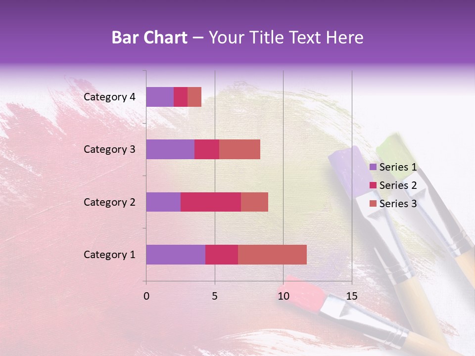 Palette Paintbrush Background PowerPoint Template