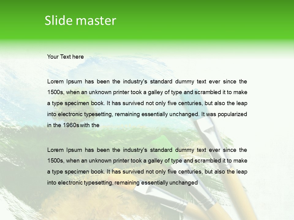 Creative Color Imagination PowerPoint Template