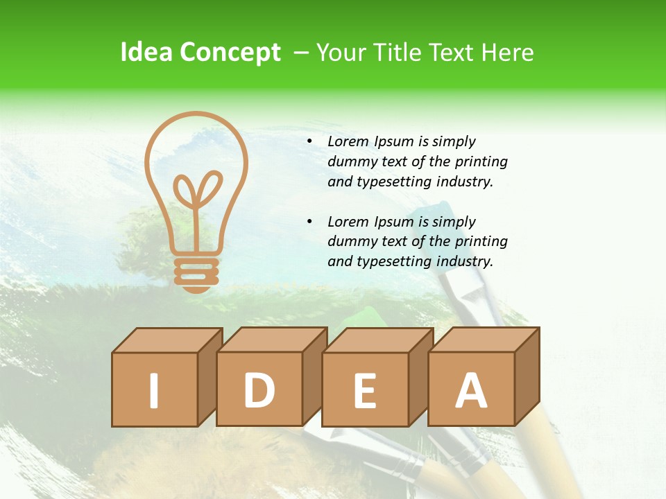 Creative Color Imagination PowerPoint Template