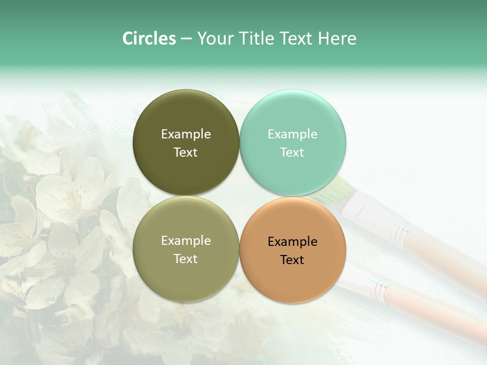 Background Painter Apple PowerPoint Template