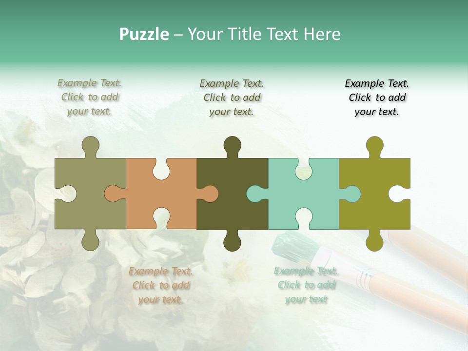 Background Painter Apple PowerPoint Template