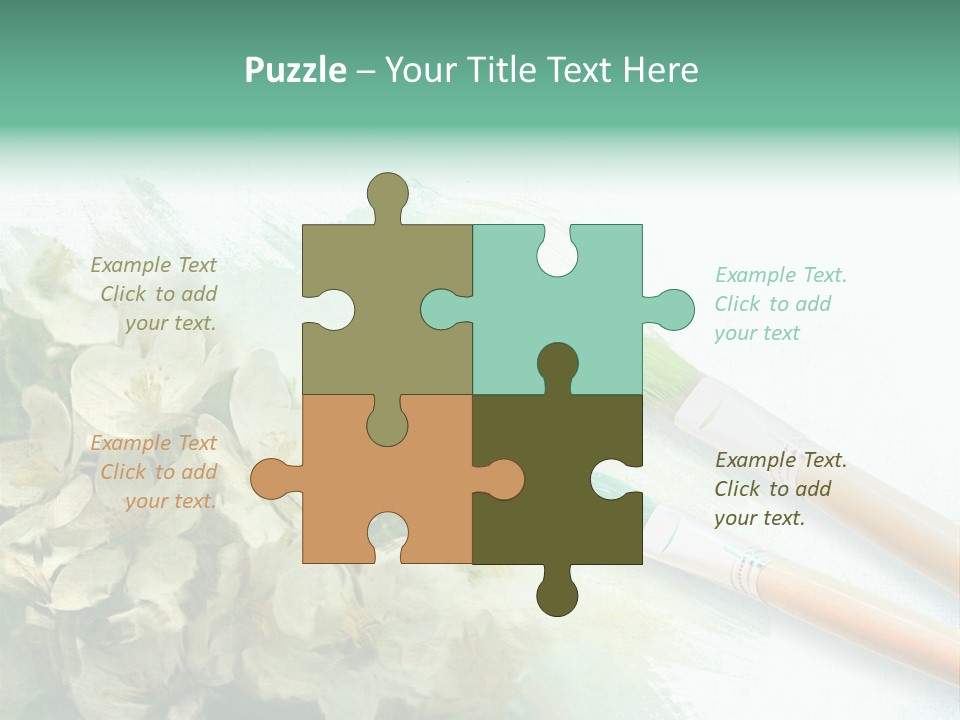 Background Painter Apple PowerPoint Template