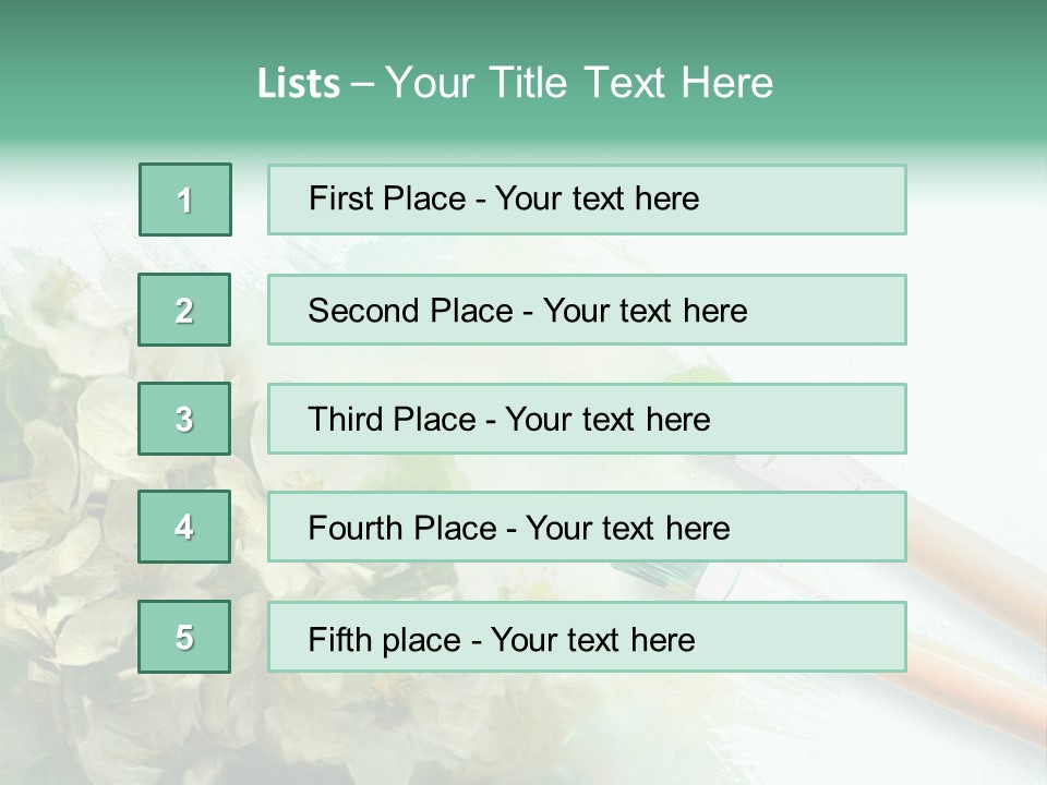 Background Painter Apple PowerPoint Template