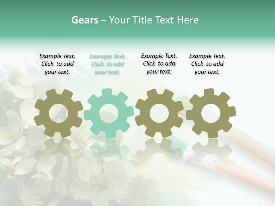 Background Painter Apple PowerPoint Template