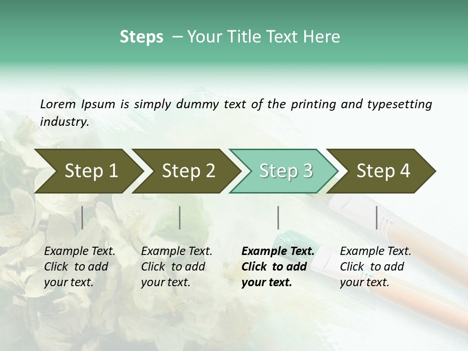 Background Painter Apple PowerPoint Template