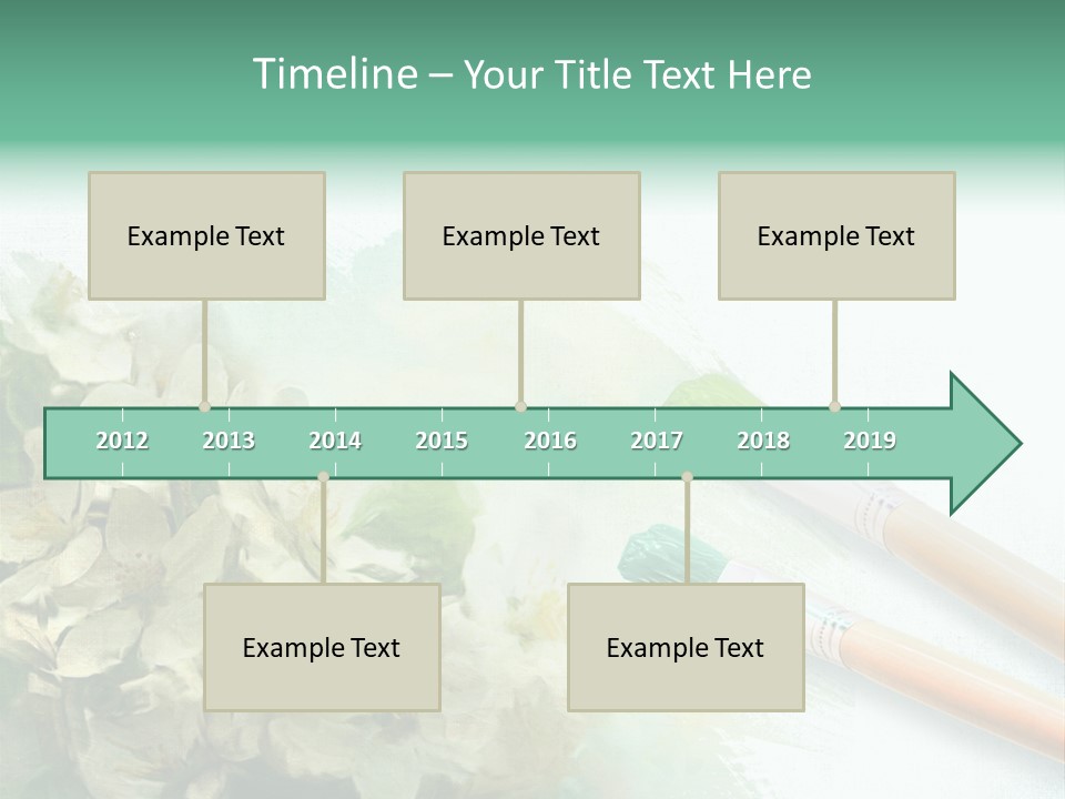 Background Painter Apple PowerPoint Template