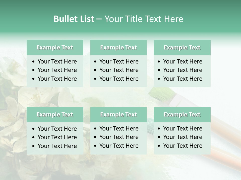 Background Painter Apple PowerPoint Template