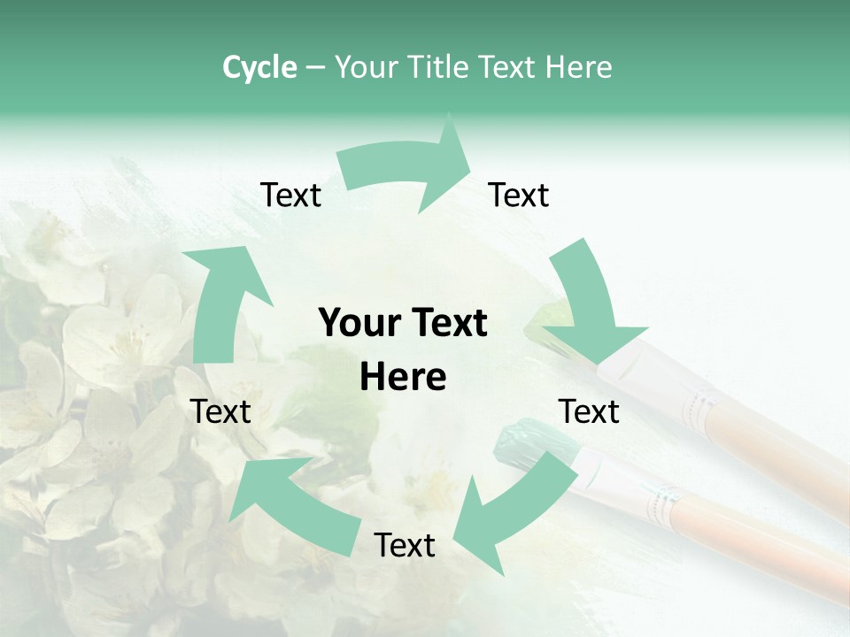 Background Painter Apple PowerPoint Template