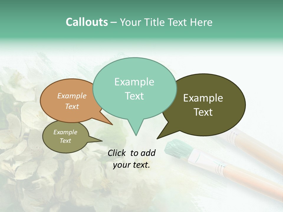 Background Painter Apple PowerPoint Template