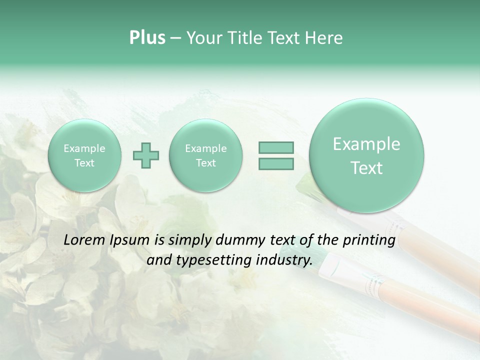 Background Painter Apple PowerPoint Template