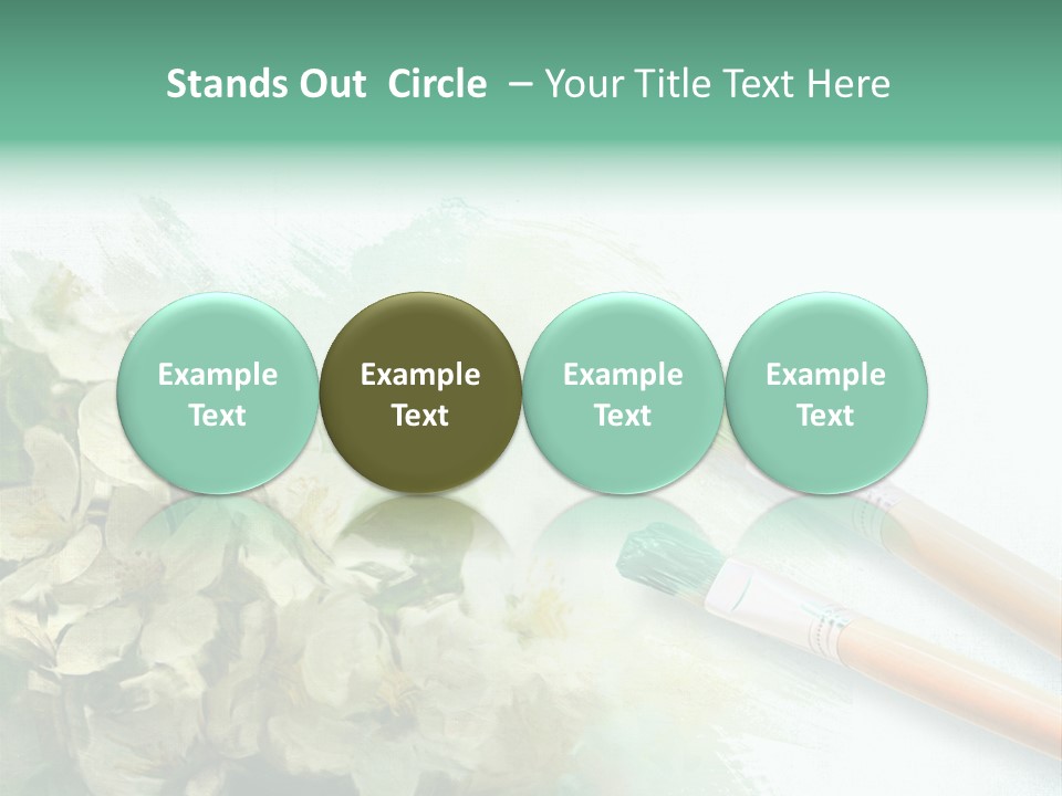 Background Painter Apple PowerPoint Template