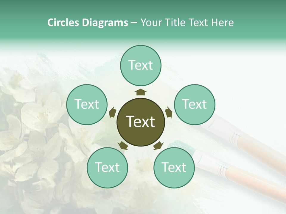 Background Painter Apple PowerPoint Template