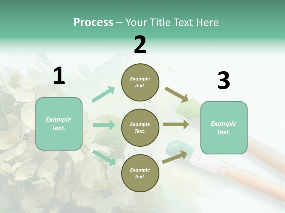 Background Painter Apple PowerPoint Template