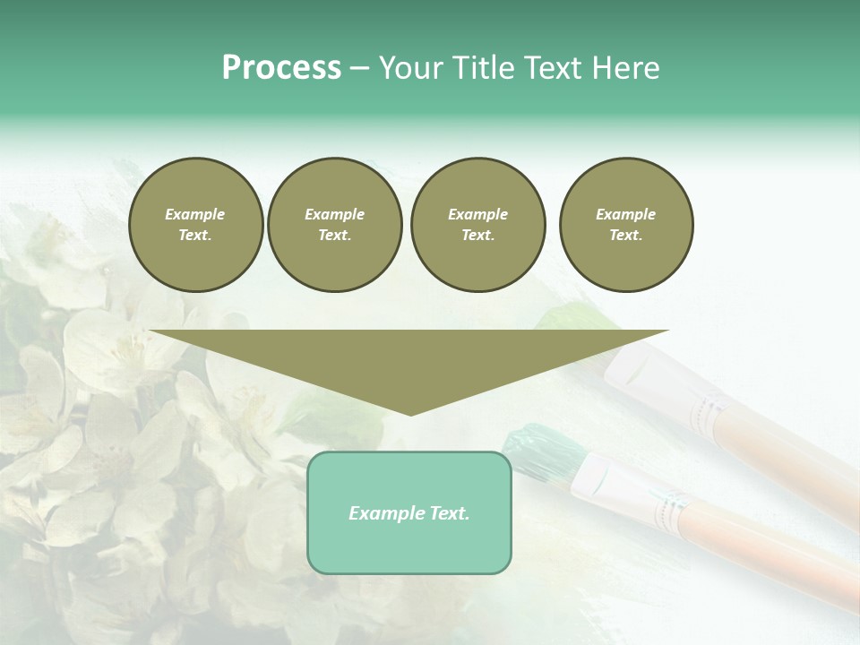 Background Painter Apple PowerPoint Template