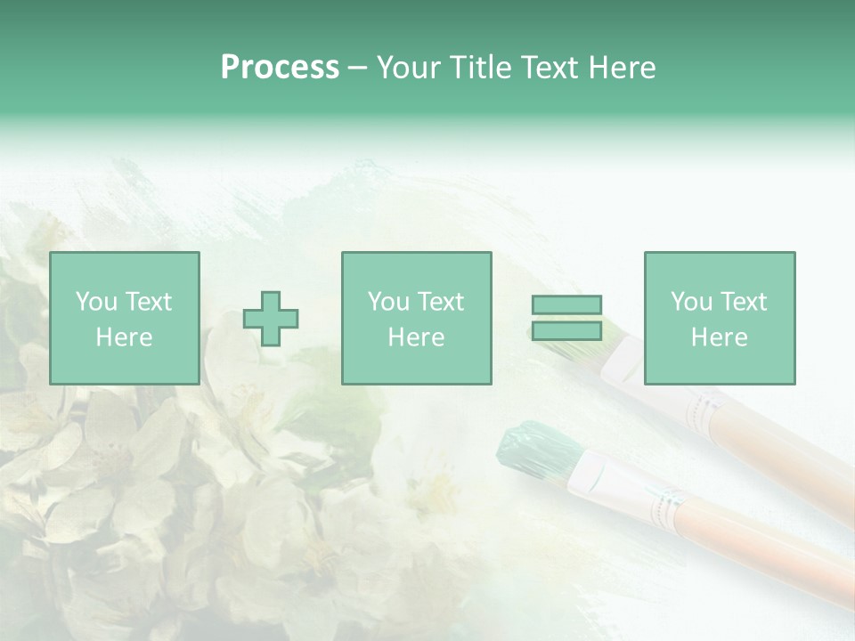 Background Painter Apple PowerPoint Template