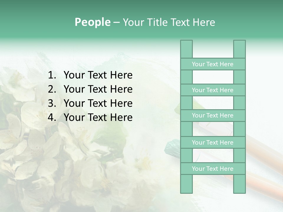 Background Painter Apple PowerPoint Template