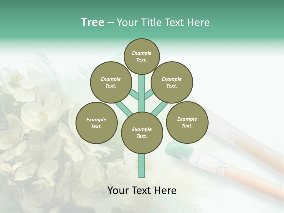 Background Painter Apple PowerPoint Template