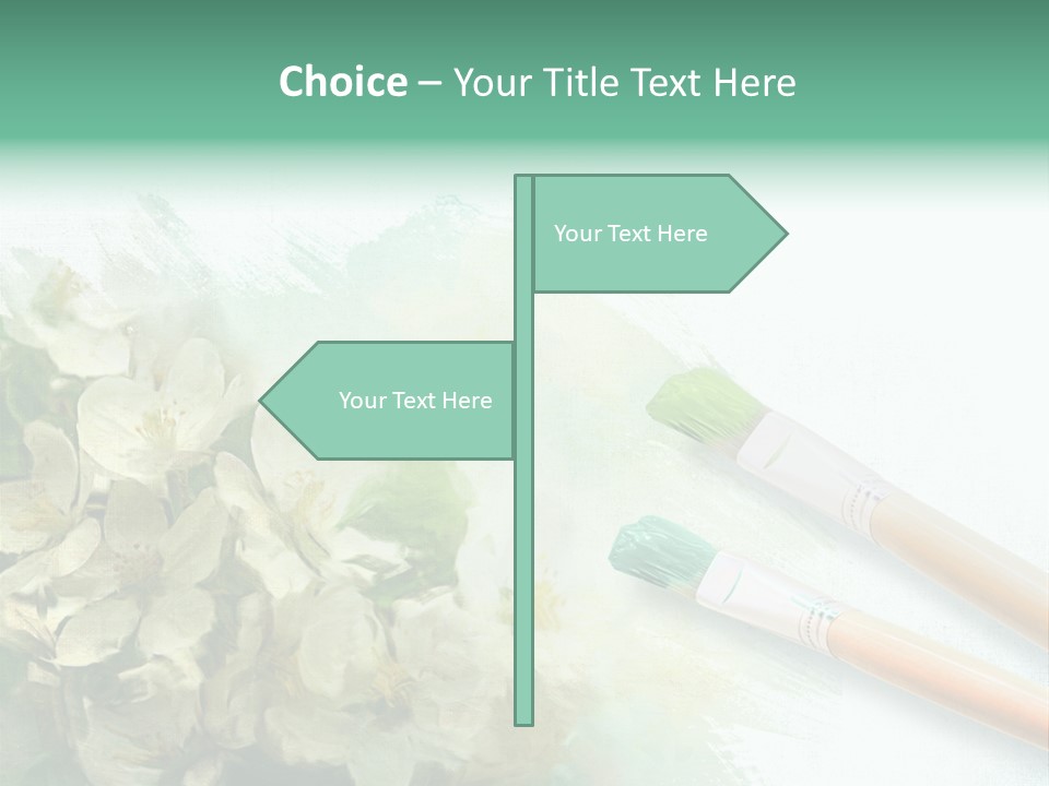 Background Painter Apple PowerPoint Template