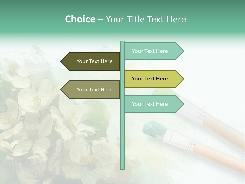 Background Painter Apple PowerPoint Template