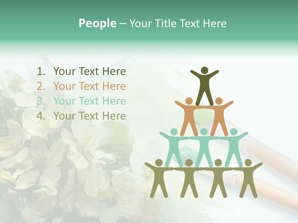 Background Painter Apple PowerPoint Template