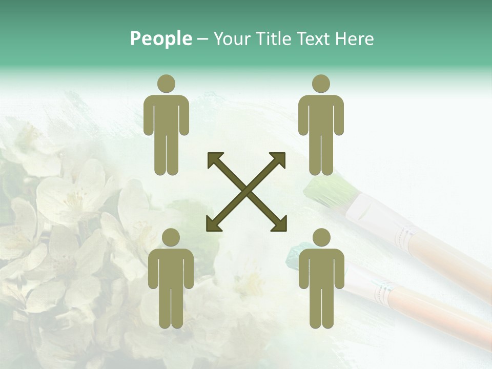 Background Painter Apple PowerPoint Template