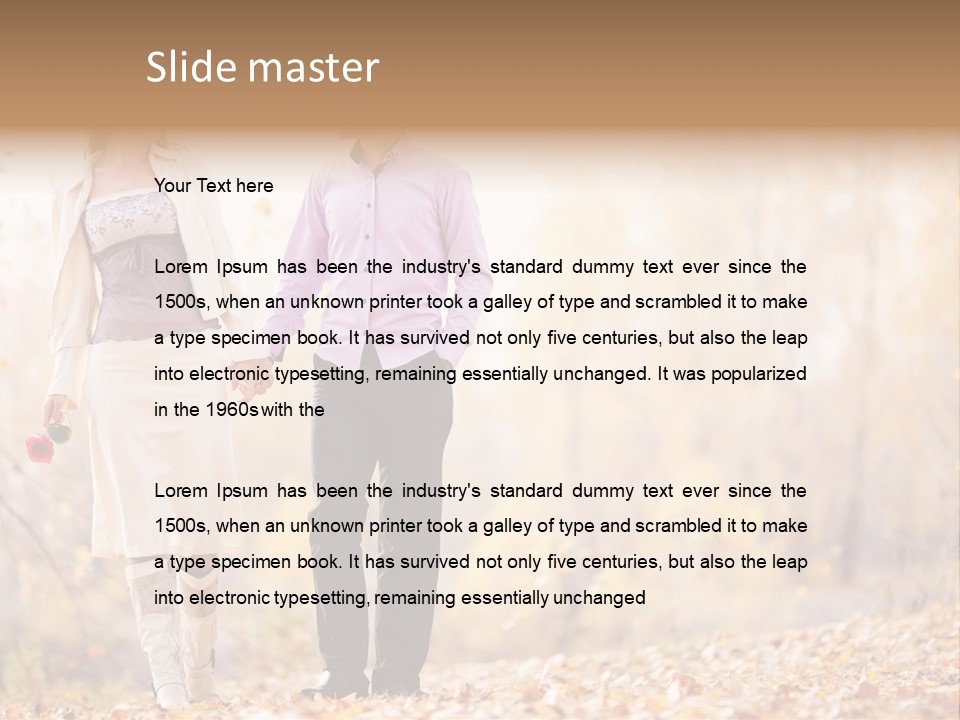 Fall Autumn Walk PowerPoint Template