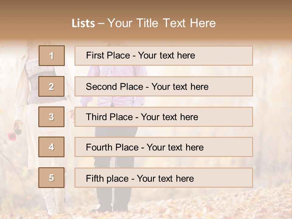 Fall Autumn Walk PowerPoint Template