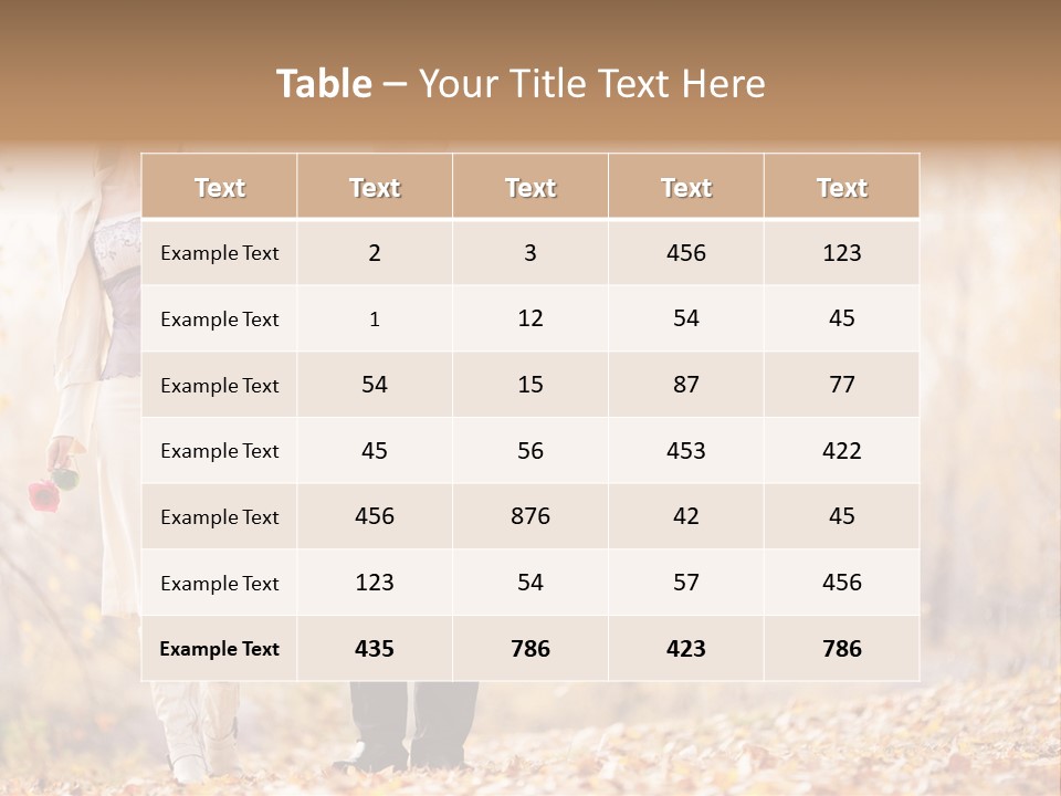 Fall Autumn Walk PowerPoint Template
