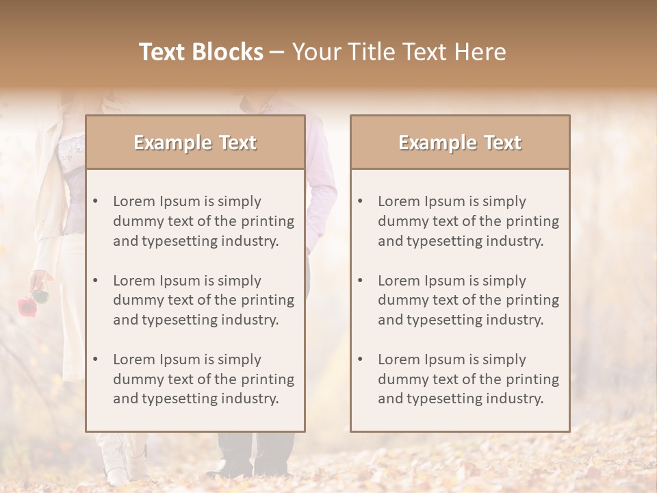 Fall Autumn Walk PowerPoint Template