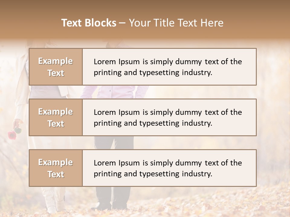 Fall Autumn Walk PowerPoint Template