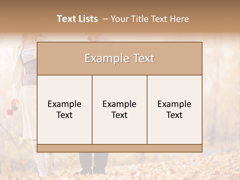 Fall Autumn Walk PowerPoint Template